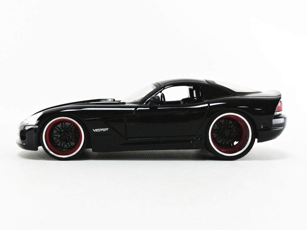 Fast & Furious Letty's Dodge Viper SRT 10 1/24 Scale Diecast Car Black