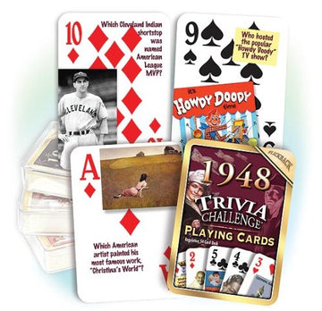 Flickback 1948 Trivia Playing Cards: Great Birthday