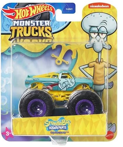 Hot Wheels Monster Trucks Squidward, 2024 Spongebob Series