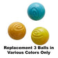 Mattel Replacement 3 Balls for Fisher-Price Laugh & Learn Smart Learning Home - FJP89 ~ Colors May Vary