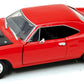 1969 Dodge Coronet Super Bee Red 1/24 Diecast Model Car by Motormax