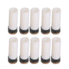 Alomejor 10pcs Cue Tips Pool Billiards Rod Stick Replacement Parts Repair Tool Supplies Accessories ?10mm/11mm/12mm/13mm?Optional Size?(10mm)