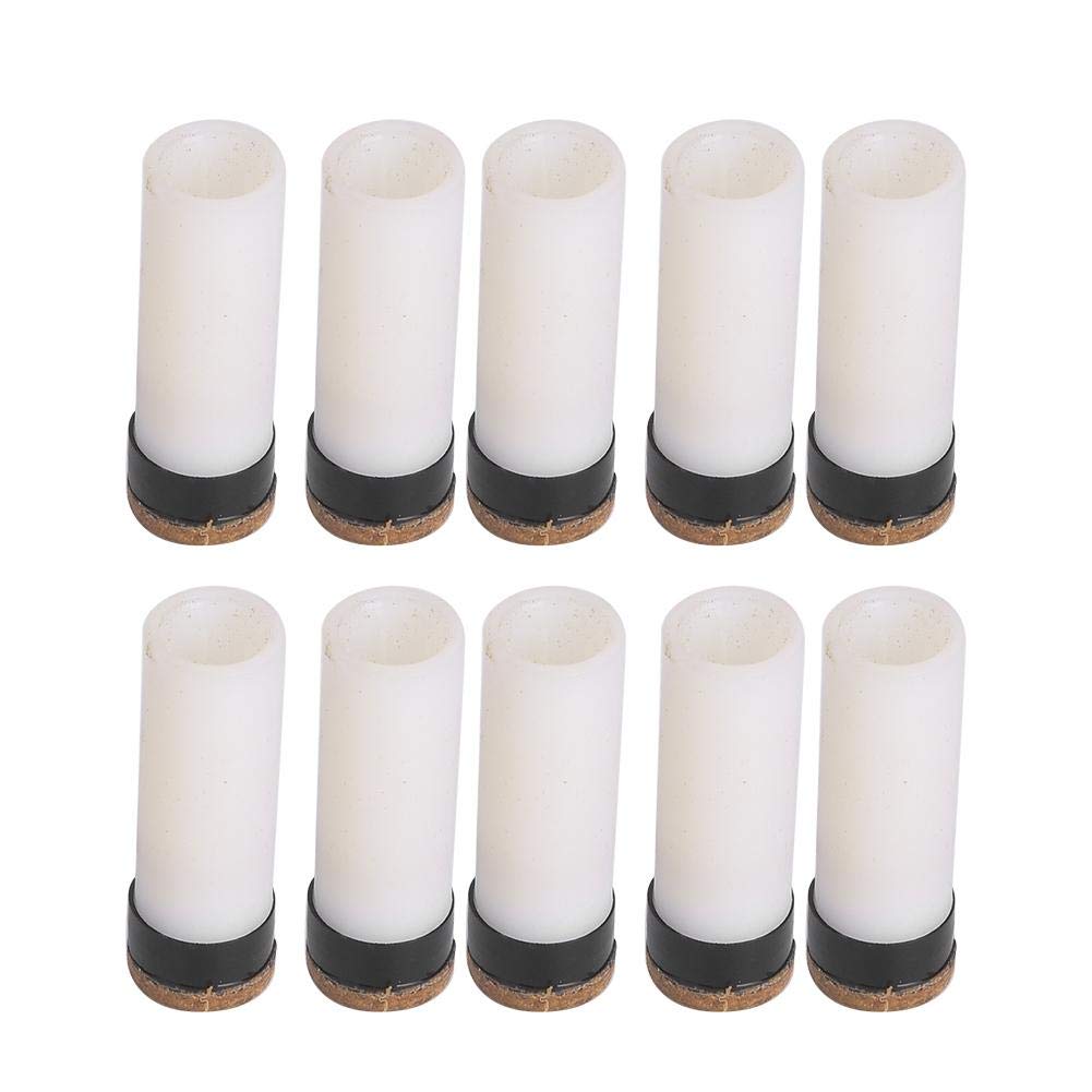 Alomejor 10pcs Cue Tips Pool Billiards Rod Stick Replacement Parts Repair Tool Supplies Accessories ?10mm/11mm/12mm/13mm?Optional Size?(10mm)