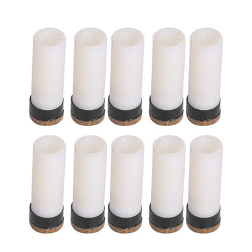 Alomejor 10pcs Cue Tips Pool Billiards Rod Stick Replacement Parts Repair Tool Supplies Accessories ?10mm/11mm/12mm/13mm?Optional Size?(10mm)