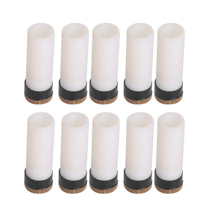 Alomejor 10pcs Cue Tips Pool Billiards Rod Stick Replacement Parts Repair Tool Supplies Accessories ?10mm/11mm/12mm/13mm?Optional Size?(10mm)