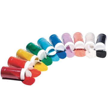 S&S Worldwide Art Sand Assortment in 12 oz. Shaker Top Bottles, for Sand Art Layering, Decorating Adhesive Sand Art Pictures, Terrariums & More