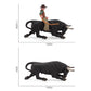 BLAPNK Realistic Cowboy Black Bull Figure Toy, Simulated Spanish Bullfighter Cattle Figurines Collection Playset Preschool Science Educational Learn
