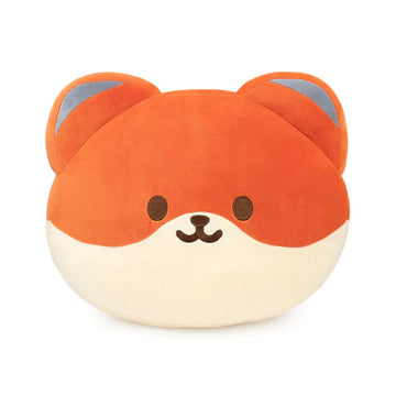 Anirollz Stuffed Animal Plush Toy - 15" Large Plush Face Cushion Doll | Soft, Squishy, Cute, Comfort, Safe | Birthday Gift Kawaii Fox Character Pillow