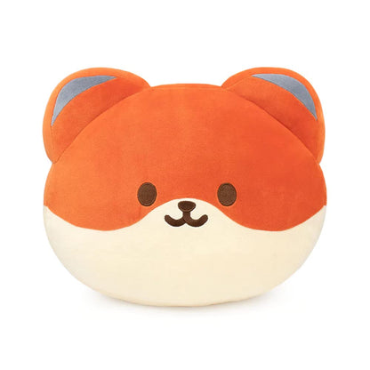 Anirollz Stuffed Animal Plush Toy - 15" Large Plush Face Cushion Doll | Soft, Squishy, Cute, Comfort, Safe | Birthday Gift Kawaii Fox Character Pillow
