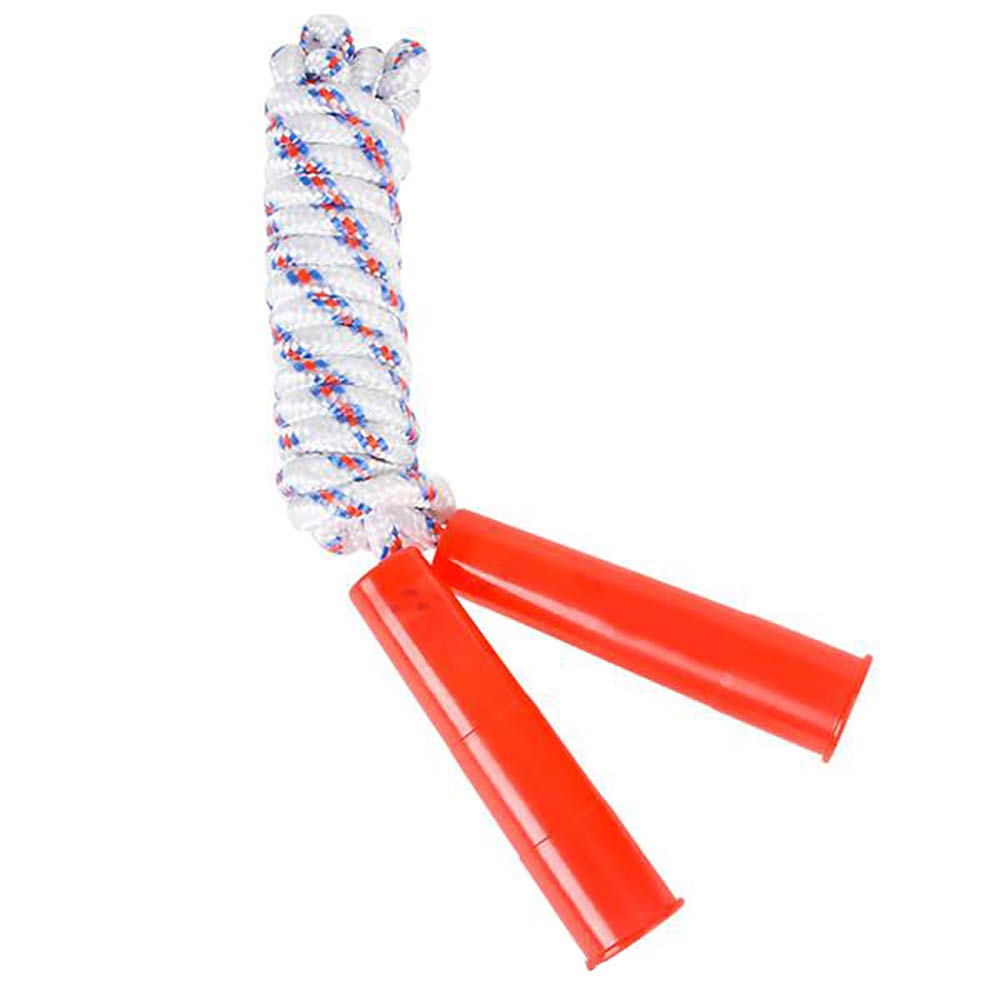 6-Count Durable Jump Ropes For Kids (6-Pack), Nylon with Plastic Handles, Indoor & Outdoor Skipping Activity, Party Favors, 84" Inches