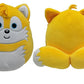 Squishmallows Kellytoy SEGA Sonic, Knuckles, Tails, Shadow Plush Toy (8/'' Set of 4 Sonic), 8 inch (SQK2821)
