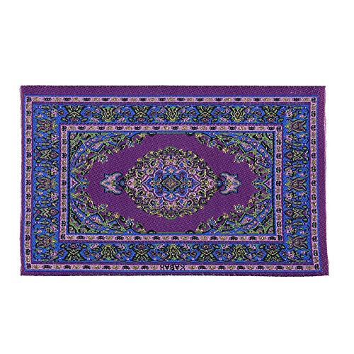 SXFSE Dollhouse Decoration Accessories, Miniature Life Play Scene Model Doll House Accessories Mini Turkish Carpet