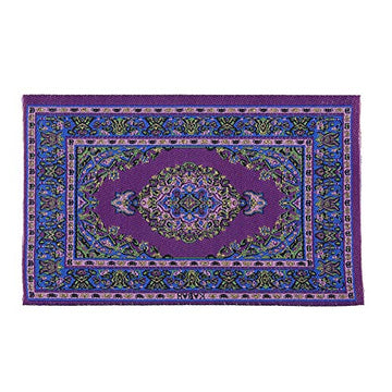 SXFSE Dollhouse Decoration Accessories, Miniature Life Play Scene Model Doll House Accessories Mini Turkish Carpet