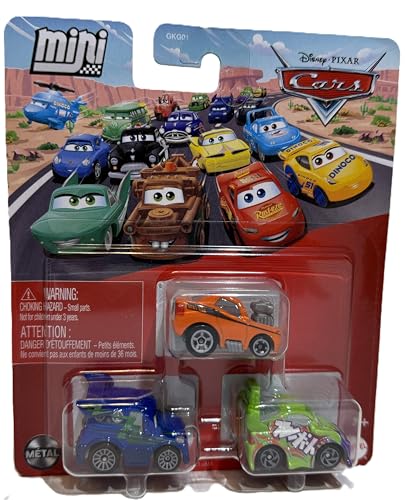Mattel Cars 3 Mini Racers DJ Snot Rod and Wingo Trouble Makers
