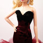 Cora Gu Handmade Black Rose Dress for 12 inch Doll and Doll Not Included