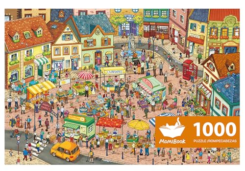 MOMIBOOK 1000 Piece Puzzle for Adults Jigsaw Puzzles, Painting Image, Hard