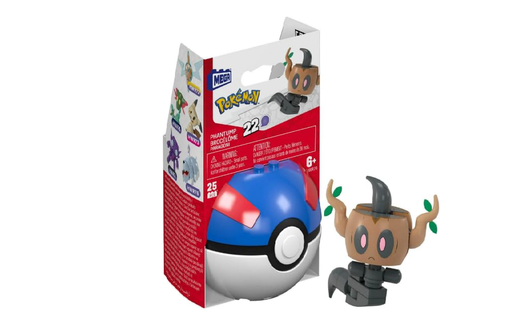 Pokemon Phantump Pokebola Building Set
