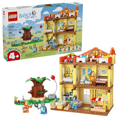 LEGO Bluey: Bluey’s Family House - Toddler Toy for 4 Year Old Boys and Girls - House Playset Includes 6 Popular Characters - Great Birthday Gift Idea