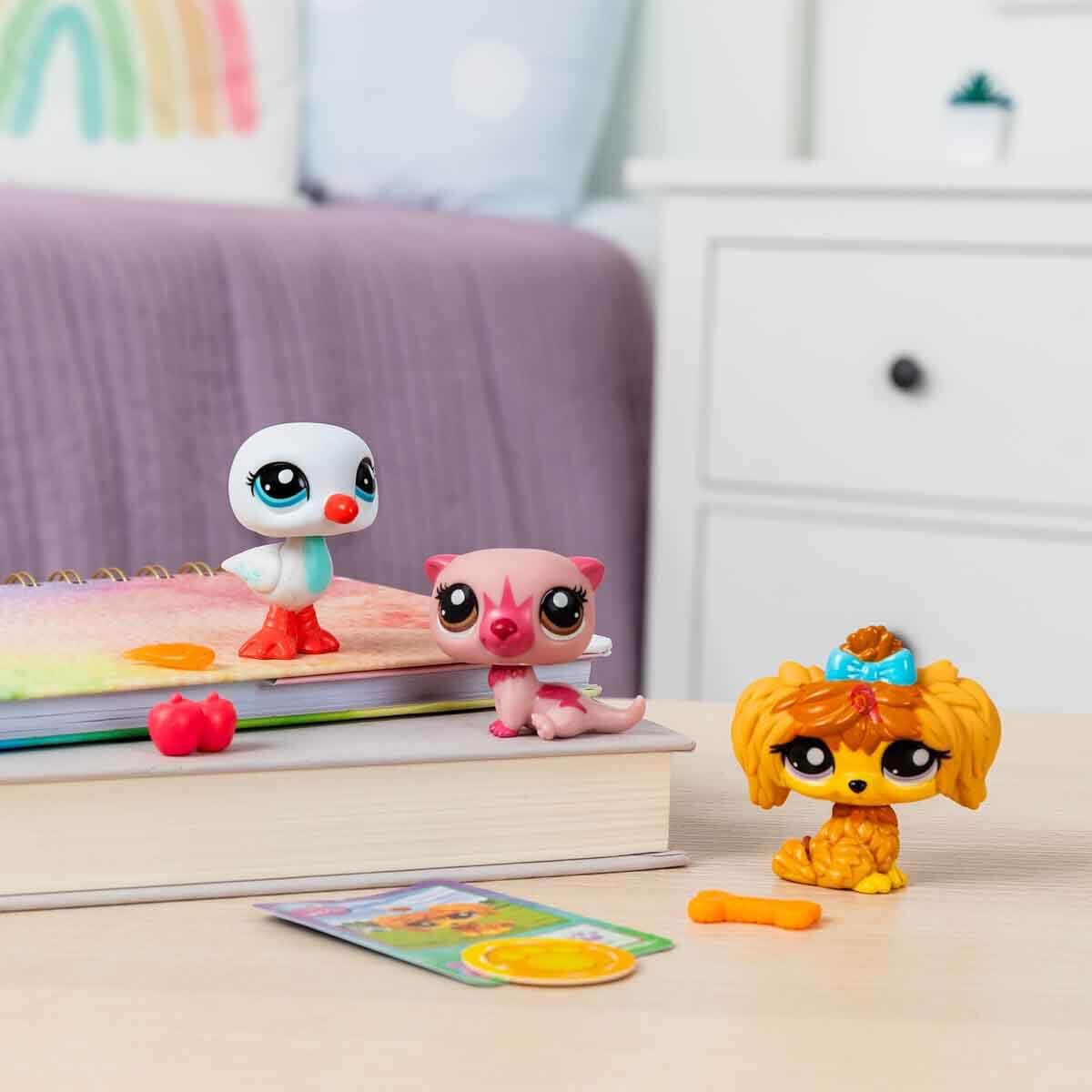Littlest Pet Shop Mini?ler Figures Set of 3 S2 - Otter - Seagull - Dog
