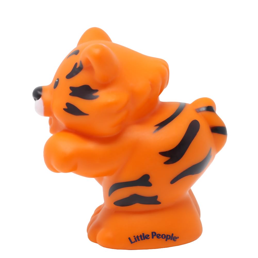 Fisher-Price Replacement Part for Collectible Little People Safari Circus A to Z Learning Zoo Playset J0134 - Replacement Tiger Figure Letter T