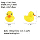 CICITOYWO Yellow Rubber Ducks, 30pcs Preschool Small Bath Toys Bathtub Floating Duckies Gift for Baby Shower Infants Kids Toddler Party Decoration