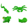 Fisher-Price Replacement Parts Imaginext Ocean Boat Playset N0763 - Replacement 4 Green Sea Creature Figures Crab Fish