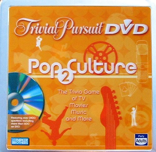 Trivial Pursuit Pop Culture 2 DVD Game Tin