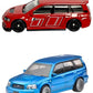 Hot Wheels Premium 2 Pack 2005 Mitsubishi Lancer Evolution IX Wagon / 2004 Subaru Forester STI Ride On Toy Mini Car Ages 3+ Red/Blue JHW46