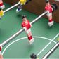 14 Inch Foosball Table, Wooden Soccer Game Tabletop, Mini Indoor Table Soccer Set for Game Rooms, Parties, Family Night