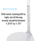 Kaiser Doll Stand 2001 - White Doll Stand for 6 1/2" to 10" Dolls and Action Figures (Best for 8" dolls)
