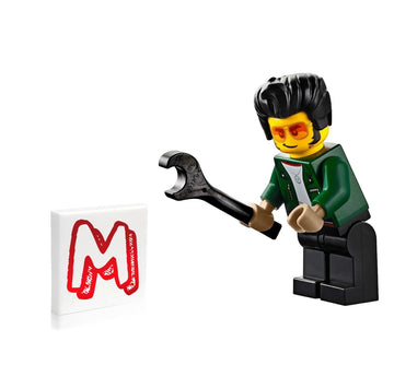 LEGO City Town Race Minifigure - Tread Octane (with Wrench) 60258