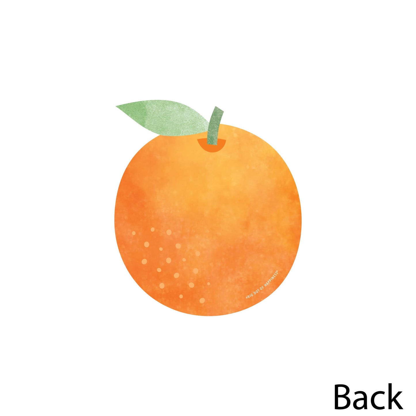 Big Dot of Happiness Little Cutie Clementine - Decorations DIY Orange Citrus Baby Shower or Birthday Party Essentials - Set of 20