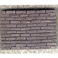 Dollhouse Miniature 325 Piece Charcoal Brick