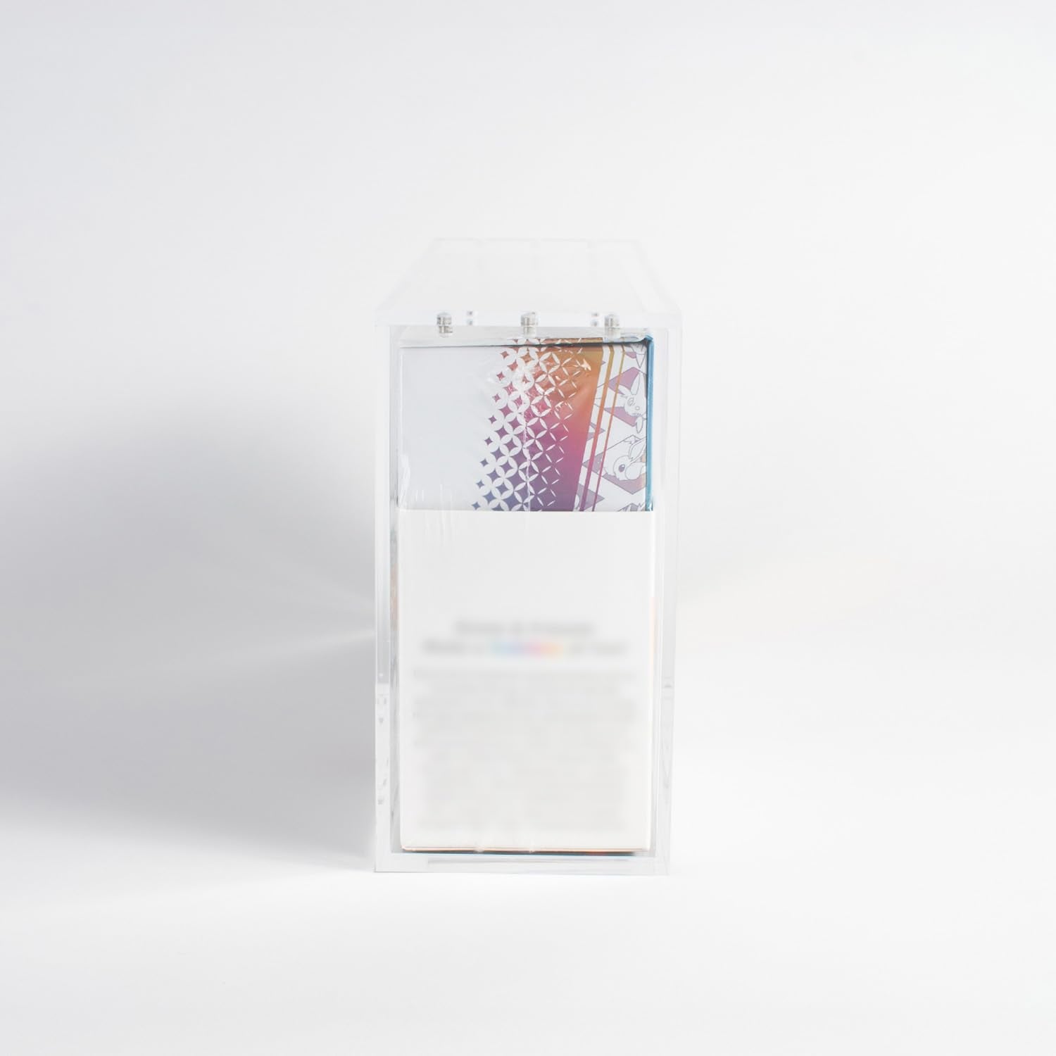 Prismatic Evolutions SPC Premium Magnetic Acrylic Display Case | 8mm + 5mm Acrylic - Compatible with Super Premium Collection