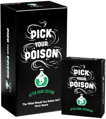 Pick Your Poison After Dark + Expansion Set - Adult Party Game for Friends & Groups | Hilarious “Would You Rather” Card Game | Funny Icebreaker