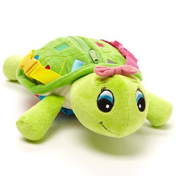Buckle Toys - Belle Turtle - Learning Activity - Develop Motor Skills and Problem Solving - Counting and Color Recognition - Airplane Travel