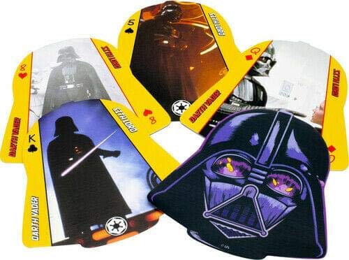 AQUARIUS Star Wars Darth Vader Shaped Playing Cards | 52 Card Deck + 2 Jokers