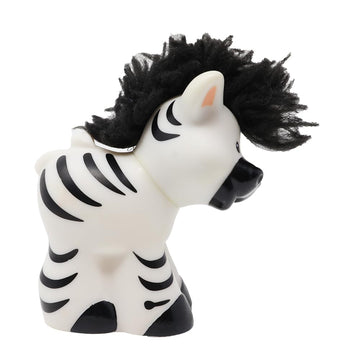 Fisher-Price Replacement Part for Collectible Little People Noah's Ark or Zoo Playset K0475 - Replacement Zebra Figure with Touch and Feel Mane -