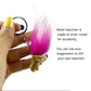 Yintlilocn 10pcs 1.2" mini troll Dolls Lucky Trolls Keychain Key holder
