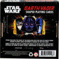 AQUARIUS Star Wars Darth Vader Shaped Playing Cards | 52 Card Deck + 2 Jokers