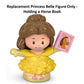 Replacement Part for Fisher-Price Little People Princess Belle and Philippe Playset - GNG89 ~ Replacement Princess Belle Figure ~ Holding a Horse Book