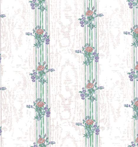 Dollhouse Miniature 18-Sheet Peach/Coral Wallpaper Assortment