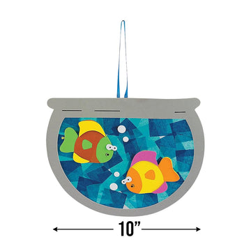 Fun Express Acetate & Tissue Paper Fishbowl Craft - Makes 12 - DIY Crafts for Kids