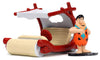 Flintstones 1:32 Flintmobile Vehicle with Fred Flintstone Diecast Figure, Toys for Kids and Adults