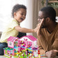 SlubanKids Girls Dream Villa Building Sets for Kids, Colorful 3D 896 Pc Stackable Toys, DIY Villa Building Creative Play, Includes People, DIY Design