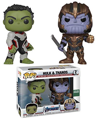 POP! Hulk & Thanos Vinyl Bobble-Heads 2 Pack - Avengers Endgame