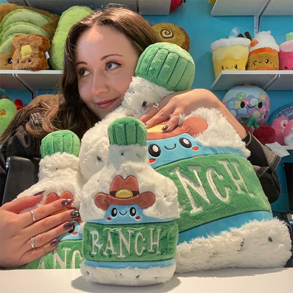 Squishable - Snugglemi Snackers Ranch - Comfort Food Collection - 8.5 in - Soft Toy Collectible Stuffed Animal - Beans