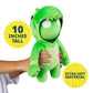 Gang Beasts Super Stretchy Plush - Green Dragon - 10 Inches - Cute Plush Toys for Kids Toys - Collect All Four Characters - Huggable Plush Kids Toys