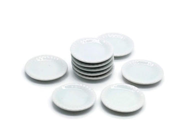 10 White Cearmic Plate Dish Bowl Decoration Display