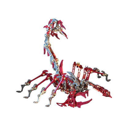 Mokrdomain Scorpio 3D Metal Jigsaw Puzzle, Red, 432 Pieces